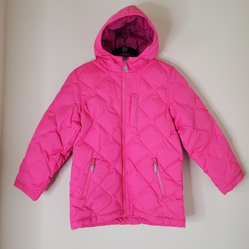 Hanna Andersson Pink Kids Puffer Jacket